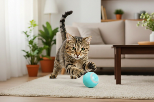 RoboRoll™ | The Self-Moving Cat Ball