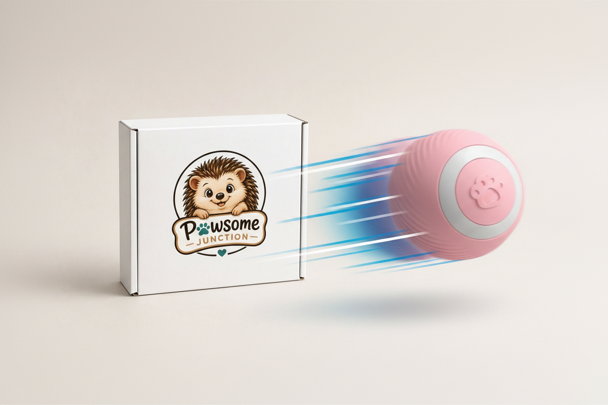 RoboRoll™ | The Self-Moving Cat Ball